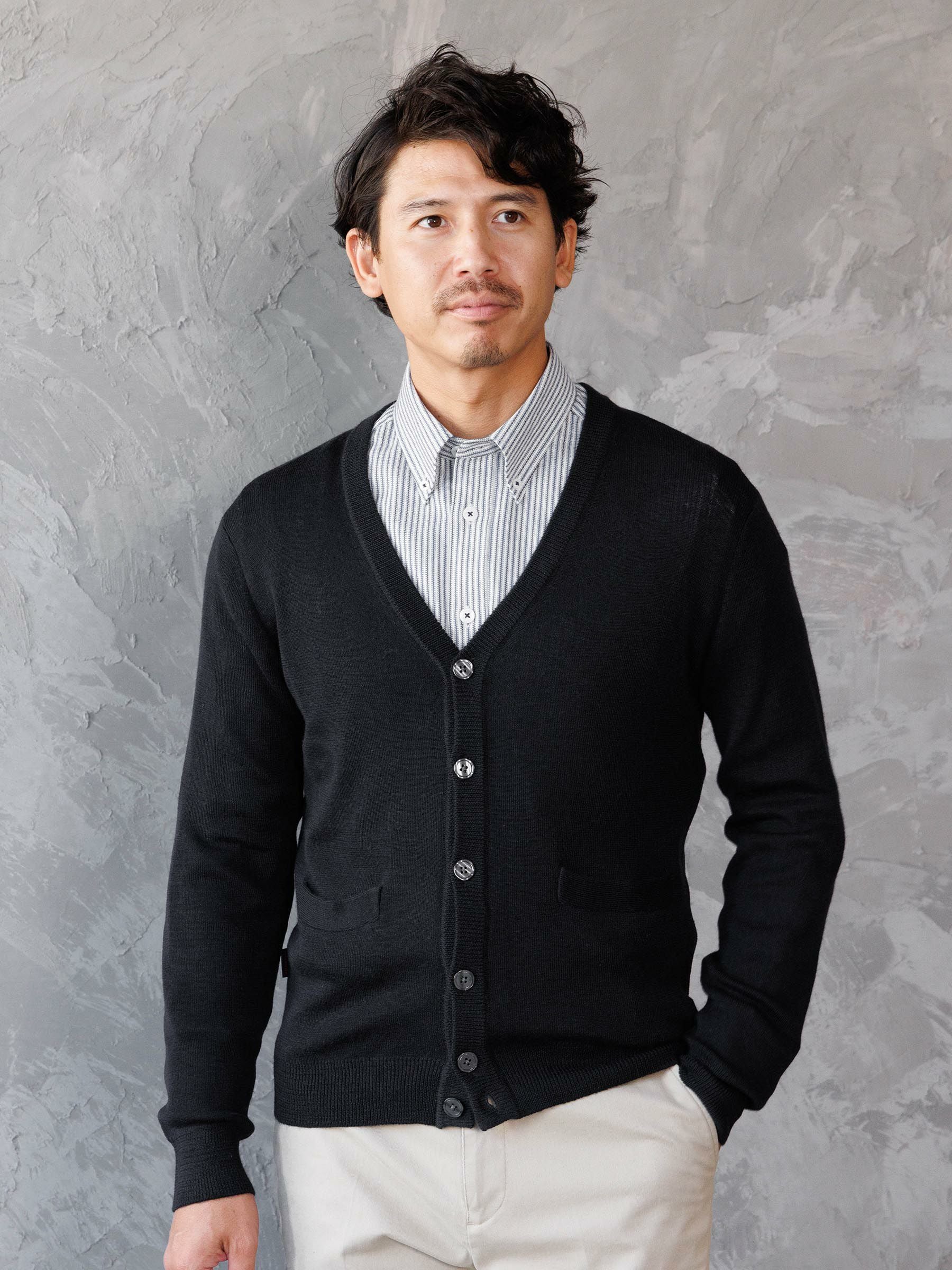 家庭洗濯可／大人の定番】無地カーディガン | INSPIRE ONLINE SHOP