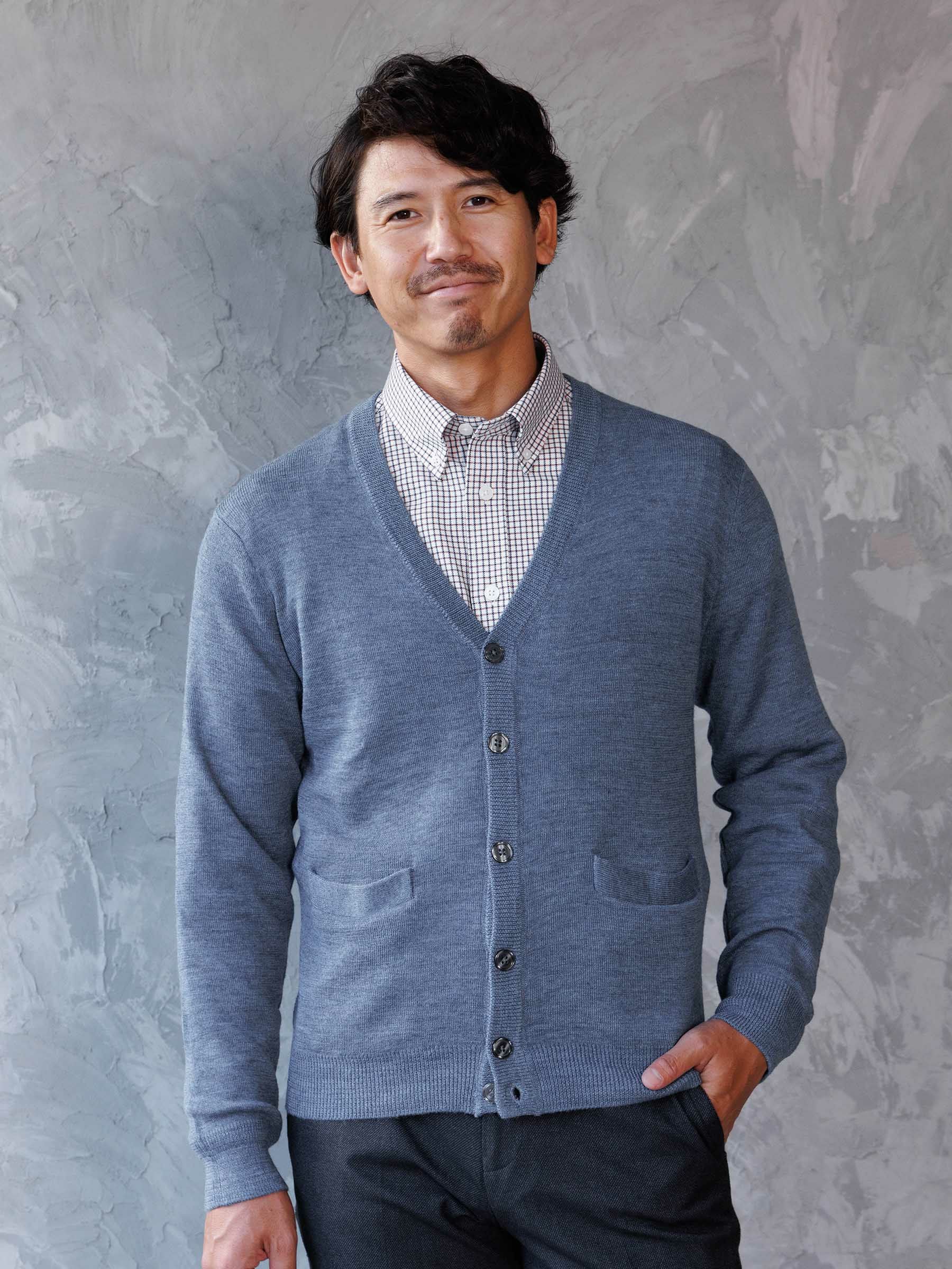 家庭洗濯可／大人の定番】無地カーディガン | INSPIRE ONLINE SHOP