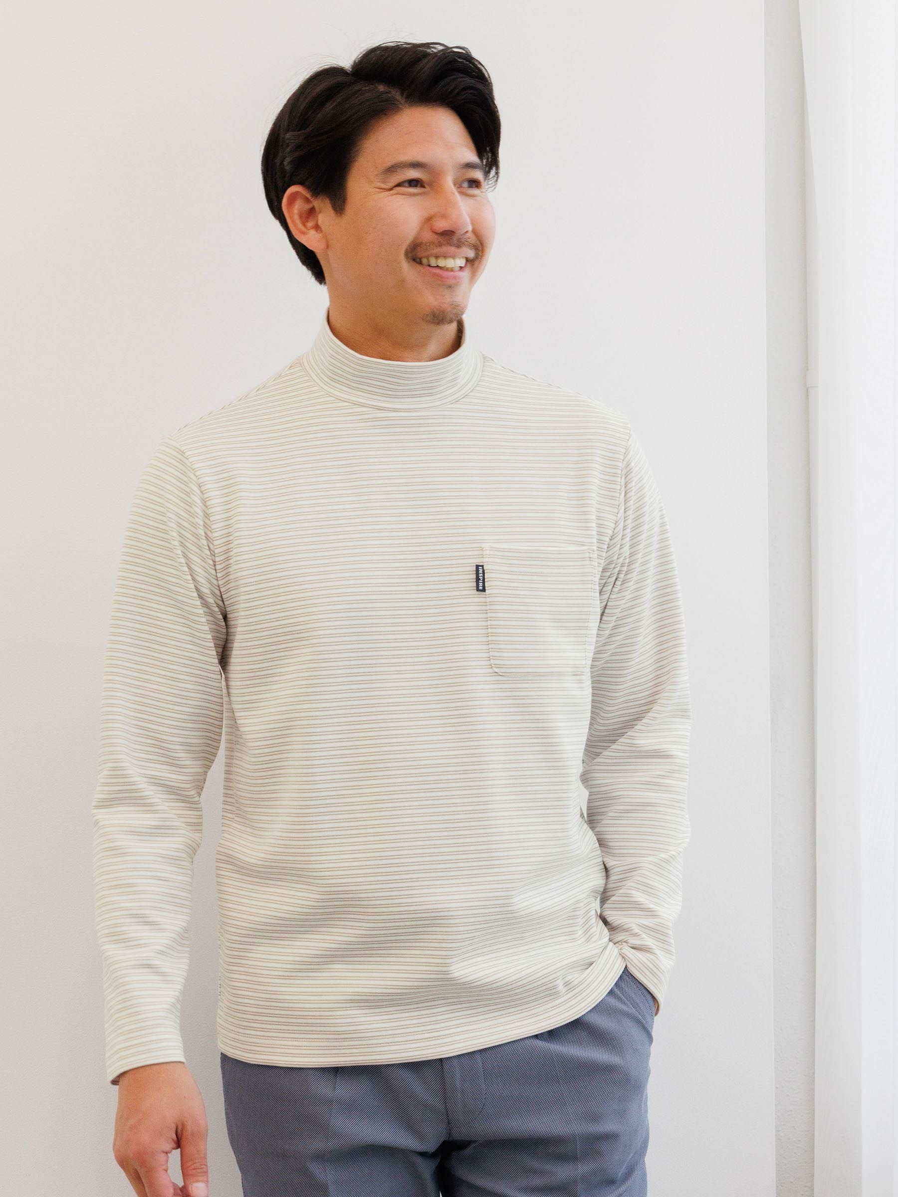 ハーフジップ】ワッフルスタンドMINI-ZIPトレーナー | INSPIRE ONLINE SHOP