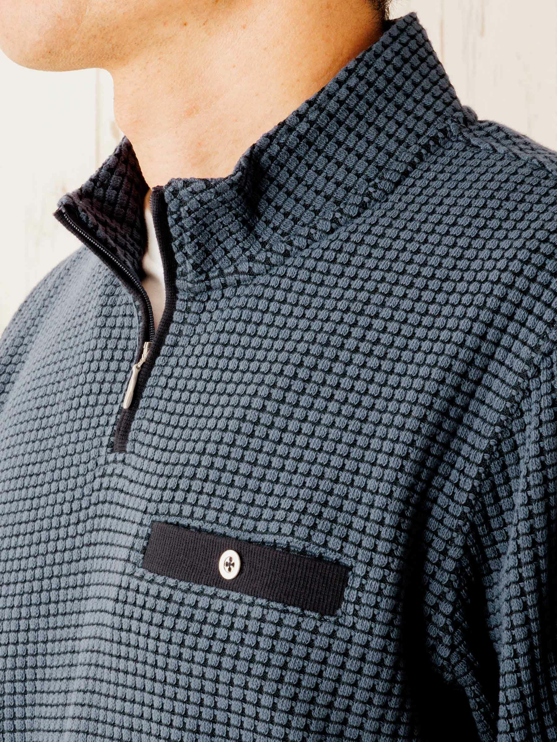 ハーフジップ】ワッフルスタンドMINI-ZIPトレーナー | INSPIRE ONLINE SHOP
