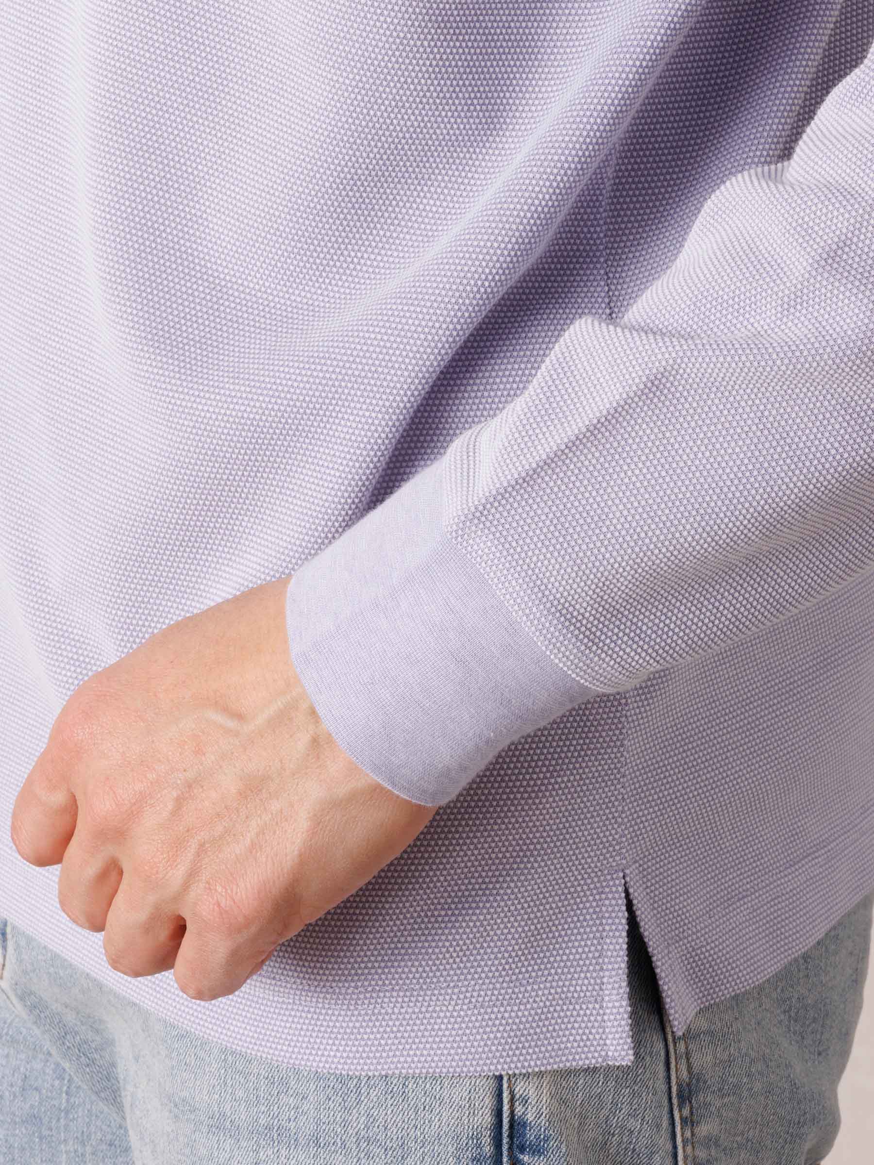 吸水速乾／リブ袖】切替共衿長袖ポロシャツ | INSPIRE ONLINE SHOP