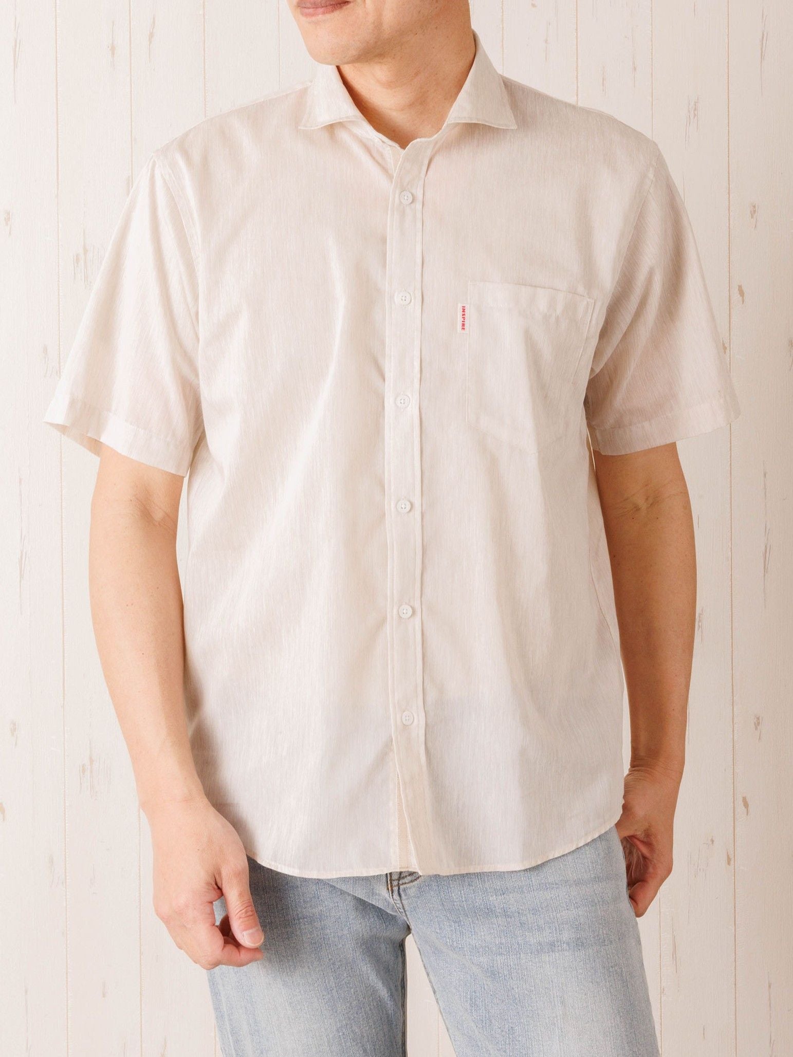 スペック染シャンブレーW 半袖シャツ | INSPIRE ONLINE SHOP