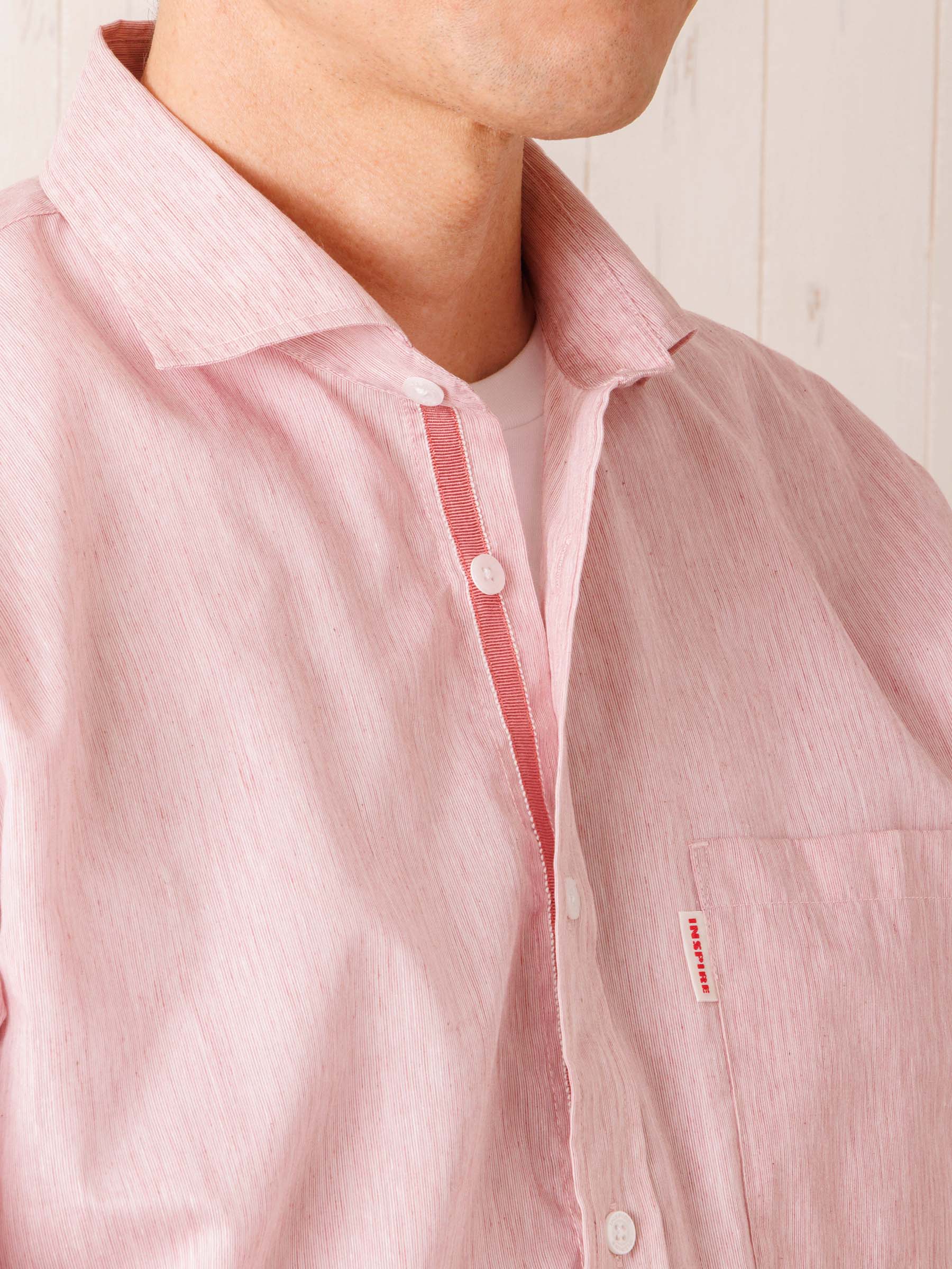 スペック染シャンブレーW 半袖シャツ | INSPIRE ONLINE SHOP