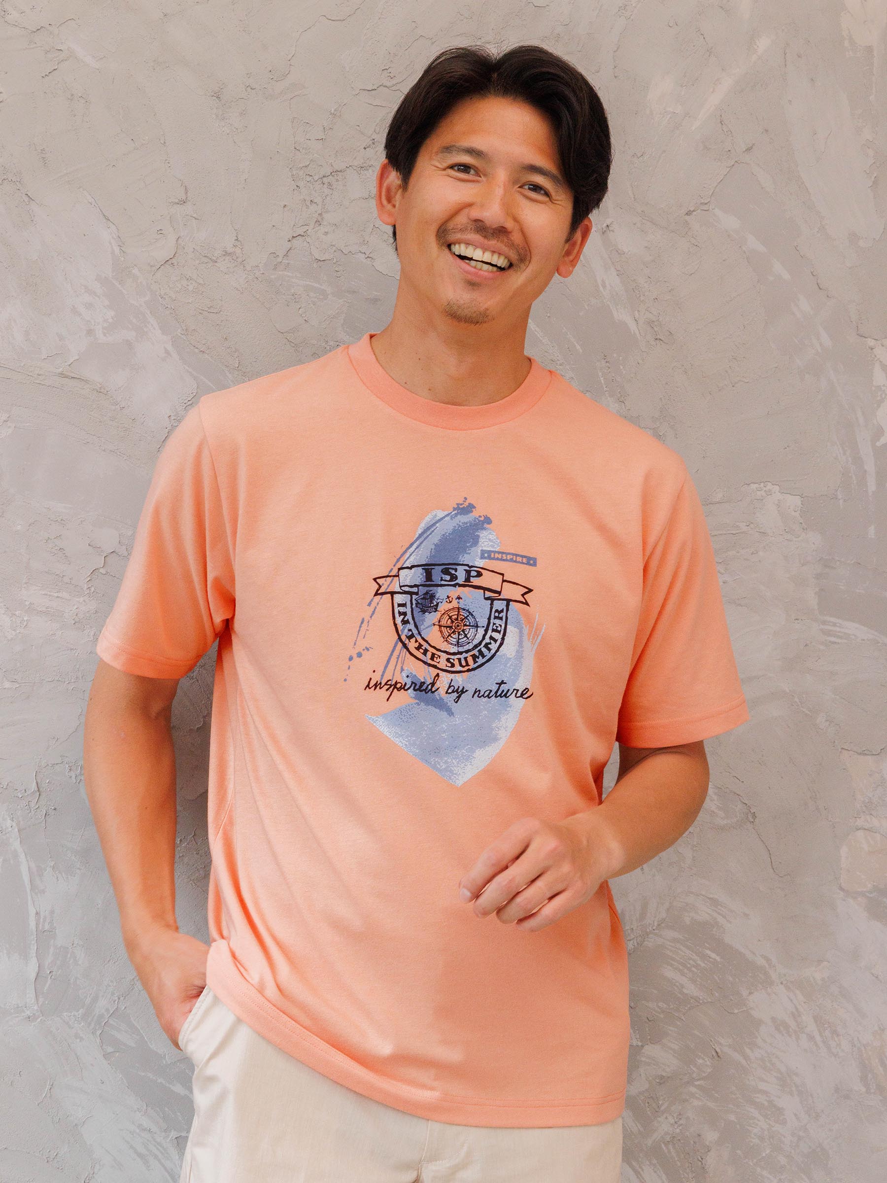 プリント半袖クルーTシャツ | INSPIRE ONLINE SHOP
