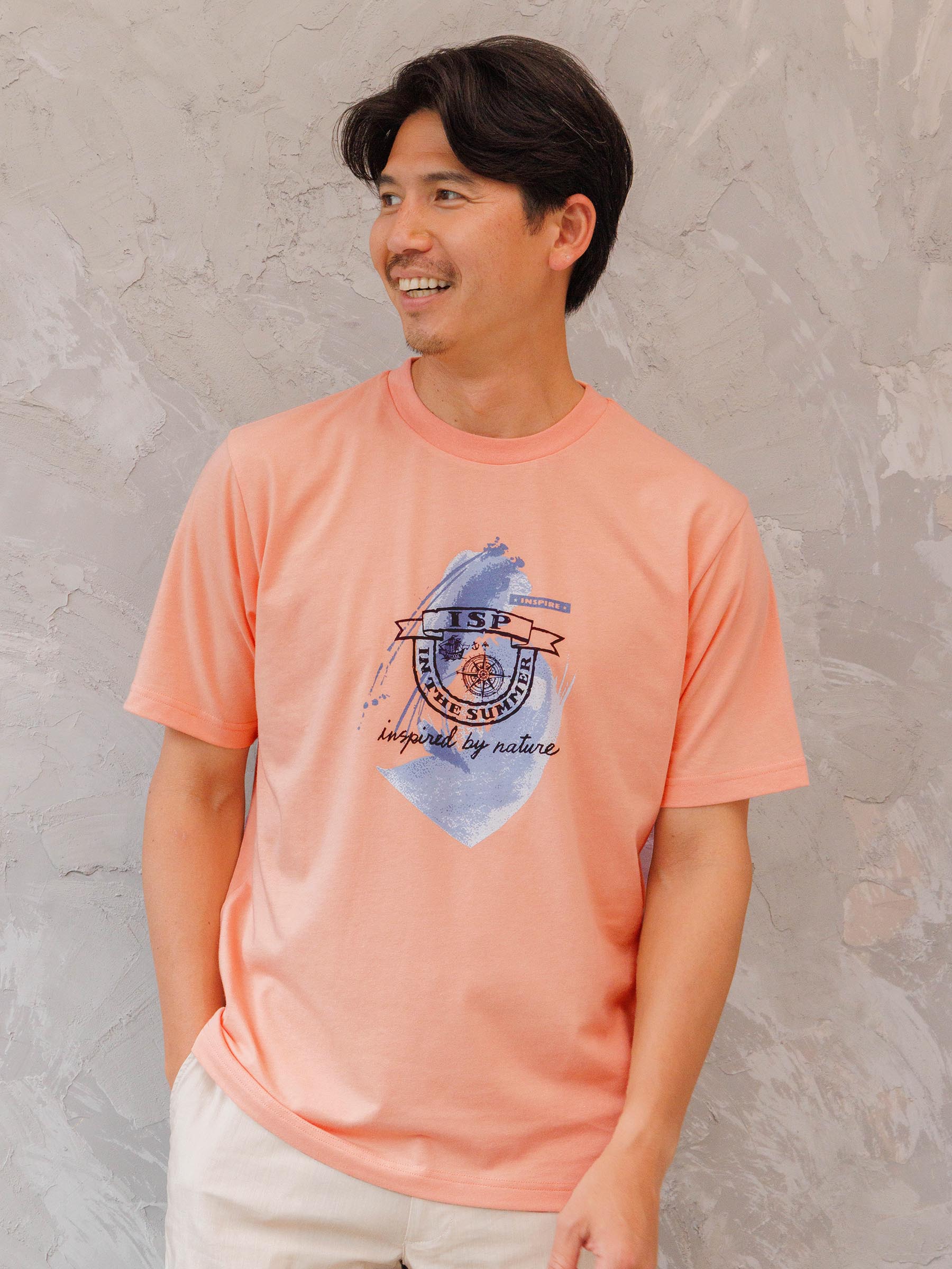 プリント半袖クルーTシャツ | INSPIRE ONLINE SHOP