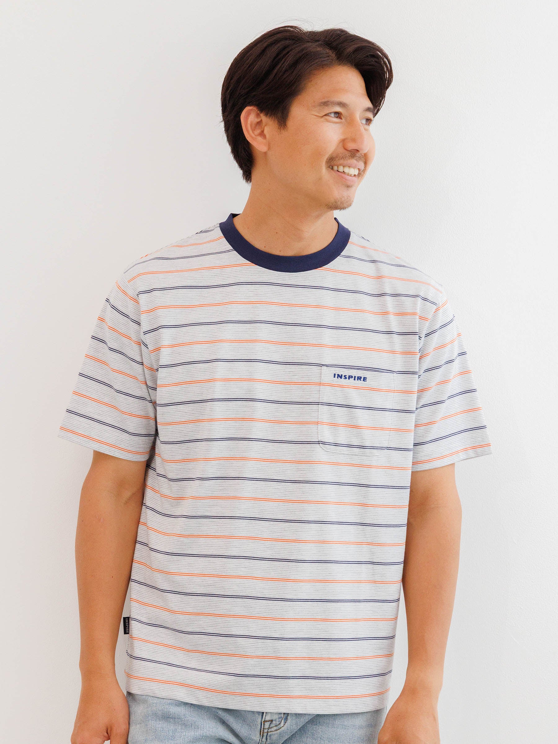 kolor カラー サイズ2 ビッグボーダーT ドッキングTシャツ カラーボーダークルーTシャツ | INSPIRE ONLINE SHOP
