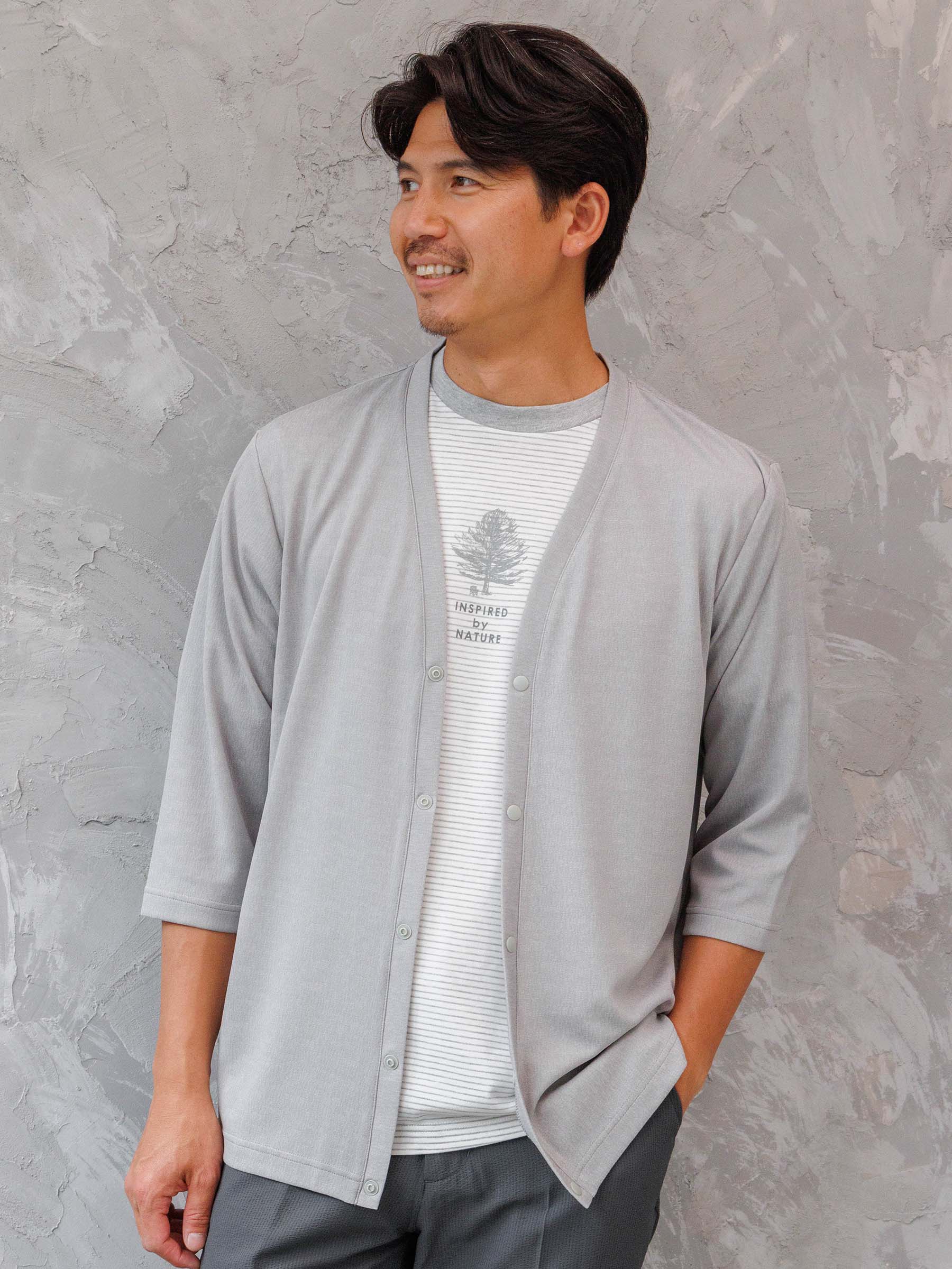 7分袖カーデ＆クルーT アンサンブル | INSPIRE ONLINE SHOP