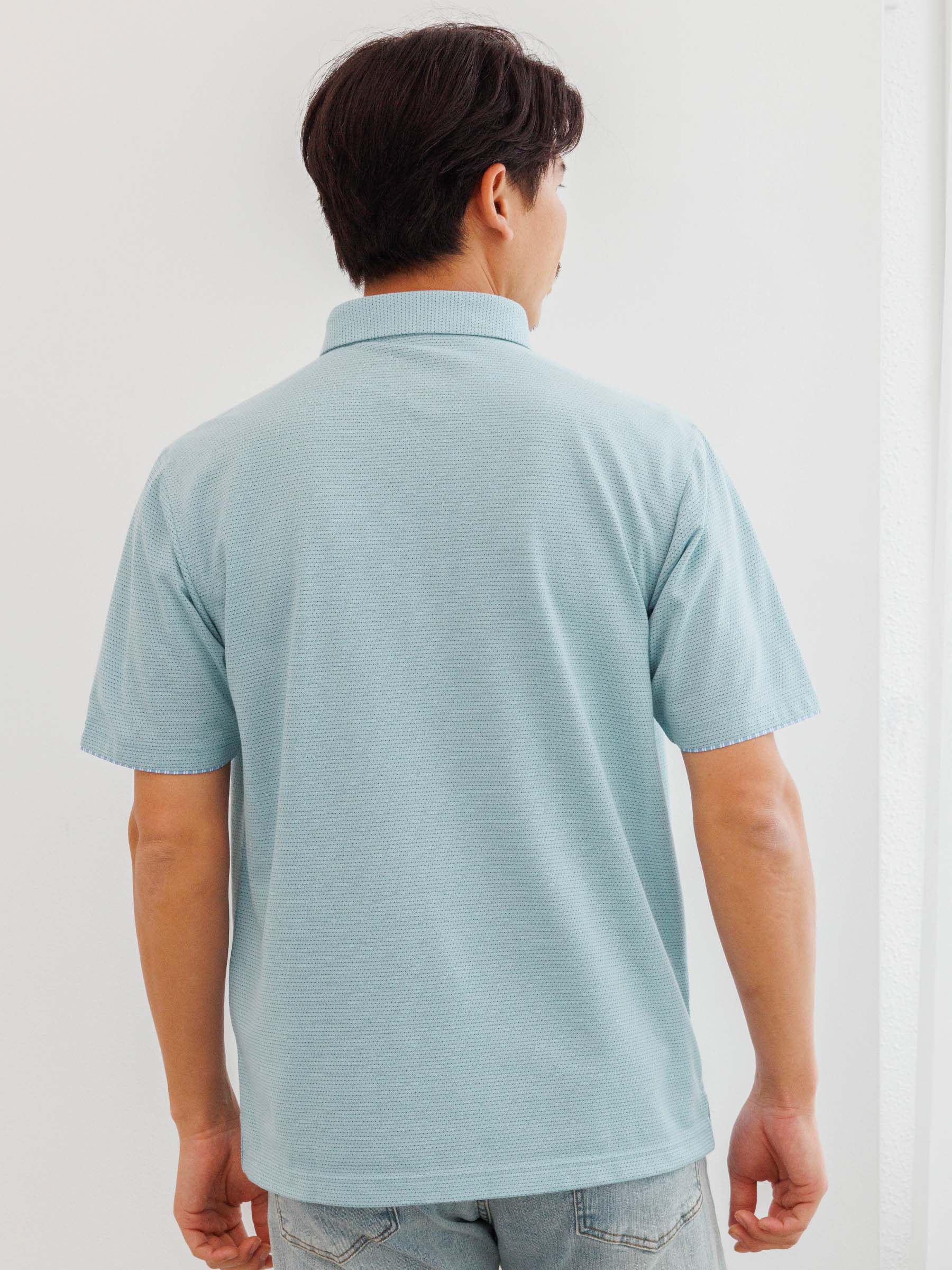 吸水速乾／父の日ギフト】ミニドット半袖ポロシャツ | INSPIRE ONLINE SHOP