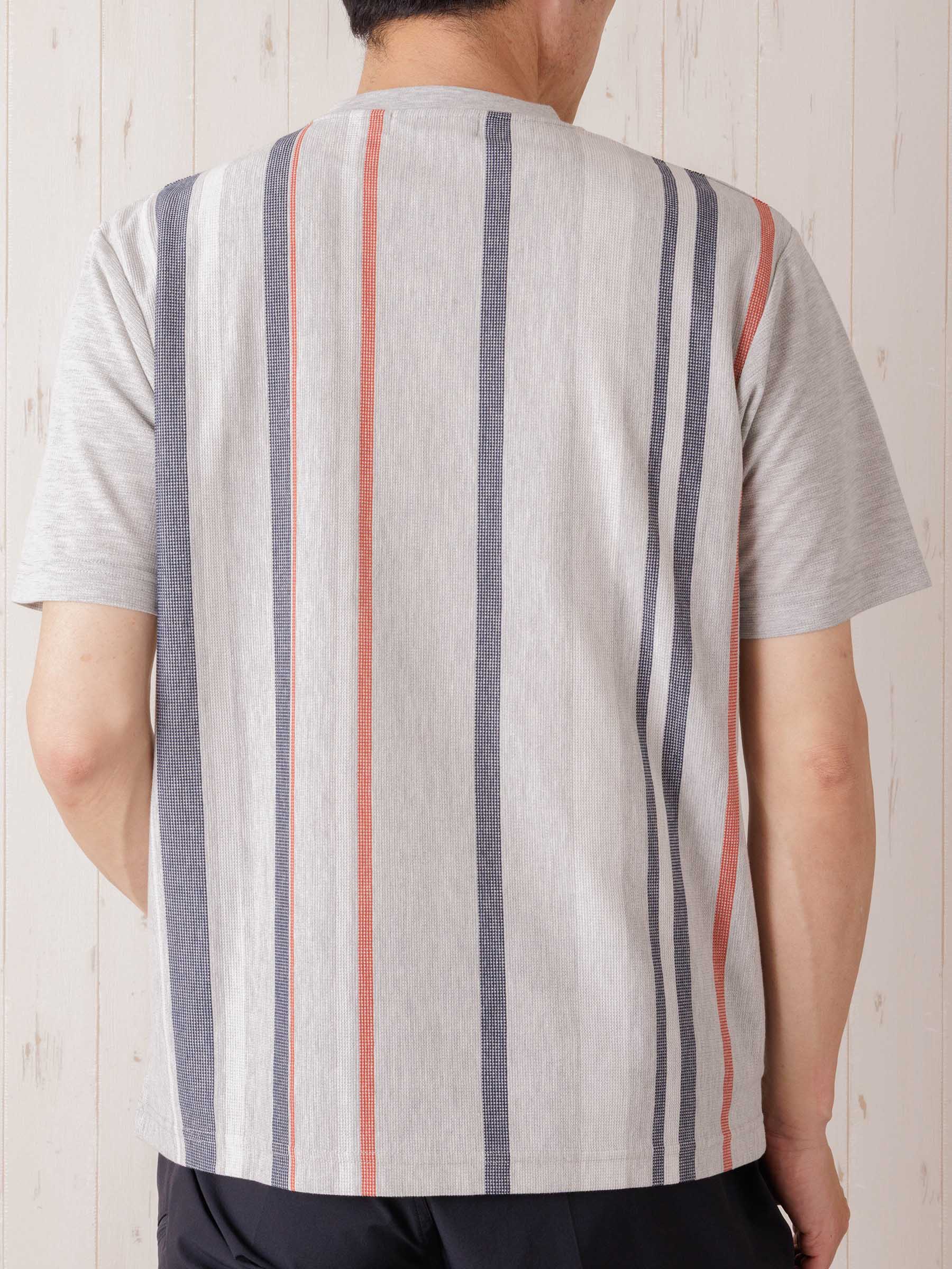 タックストライプVネックTシャツ | INSPIRE ONLINE SHOP