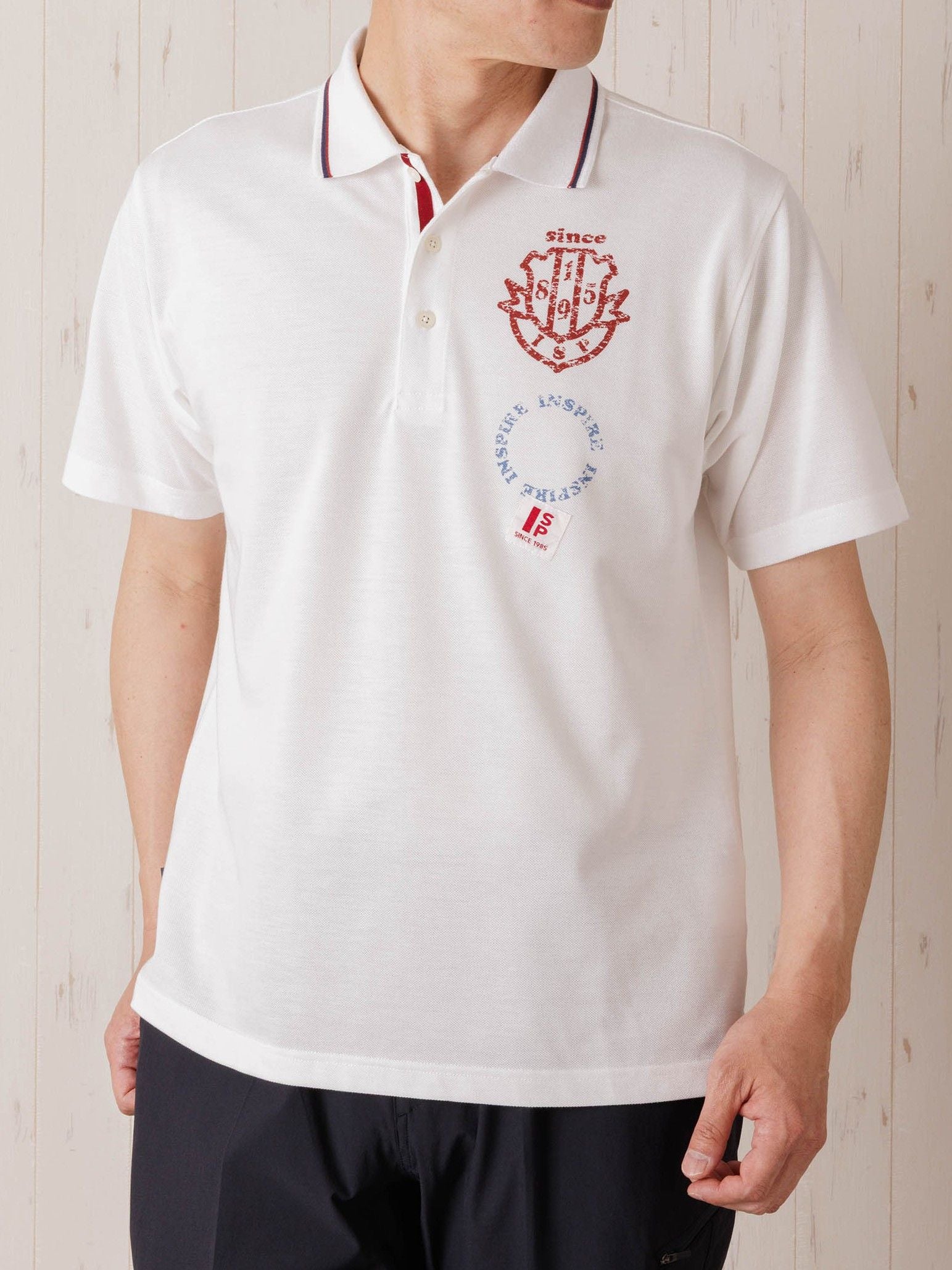 エンブロイダリー半袖ポロシャツ | INSPIRE ONLINE SHOP