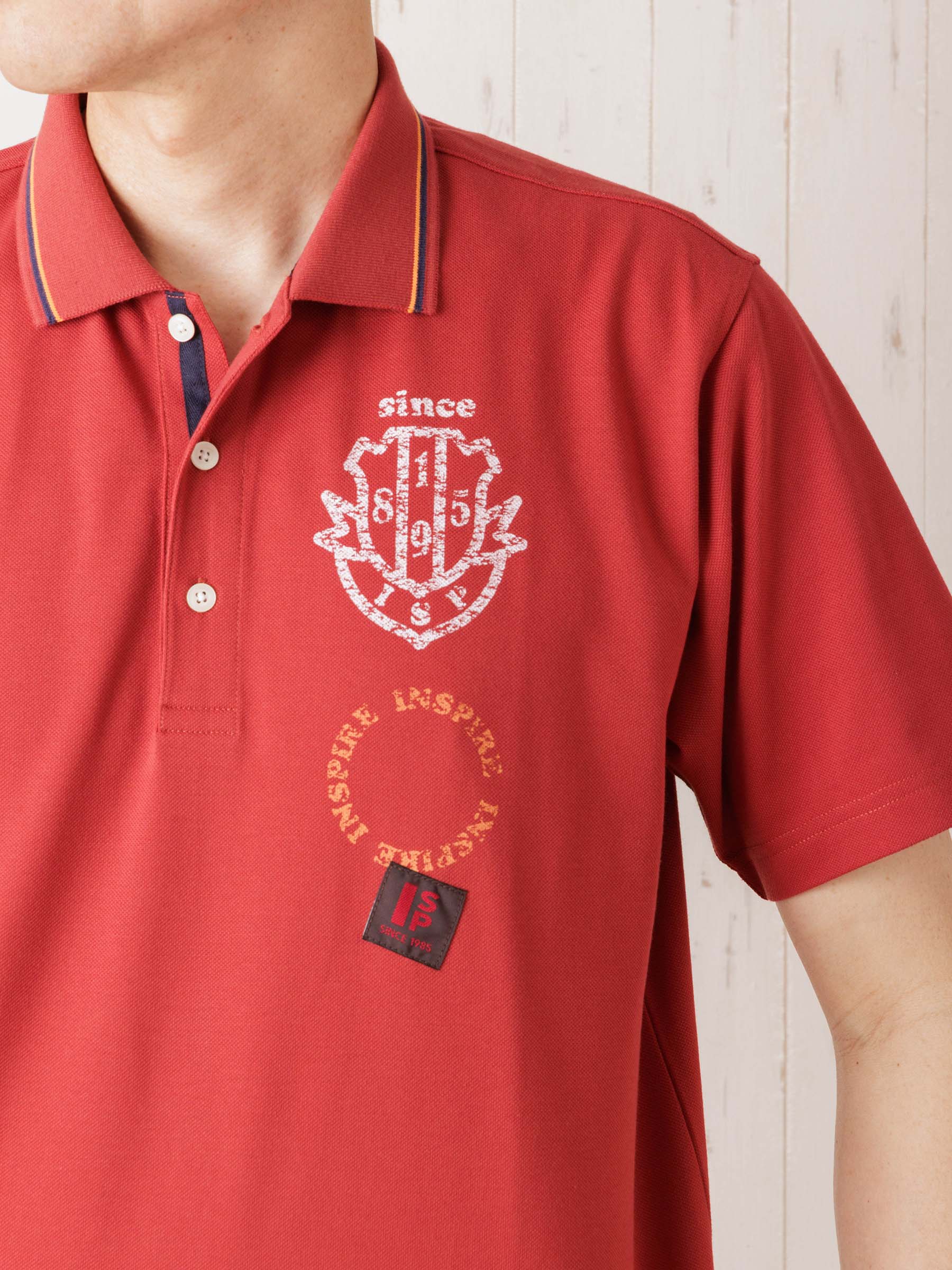 エンブロイダリー半袖ポロシャツ | INSPIRE ONLINE SHOP