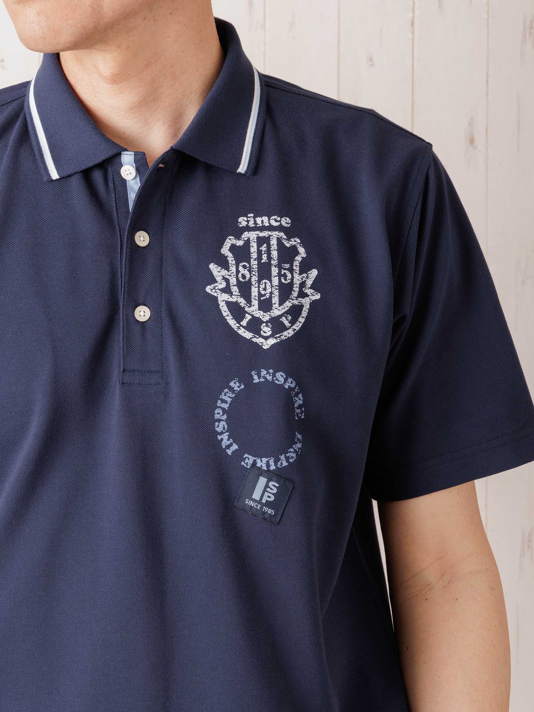 エンブロイダリー半袖ポロシャツ | INSPIRE ONLINE SHOP